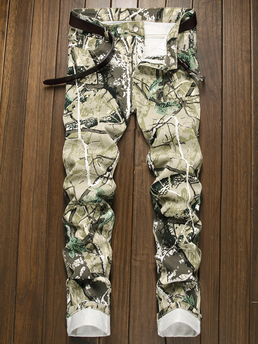 Forest Hunting Camouflage Denim Men's Trousers