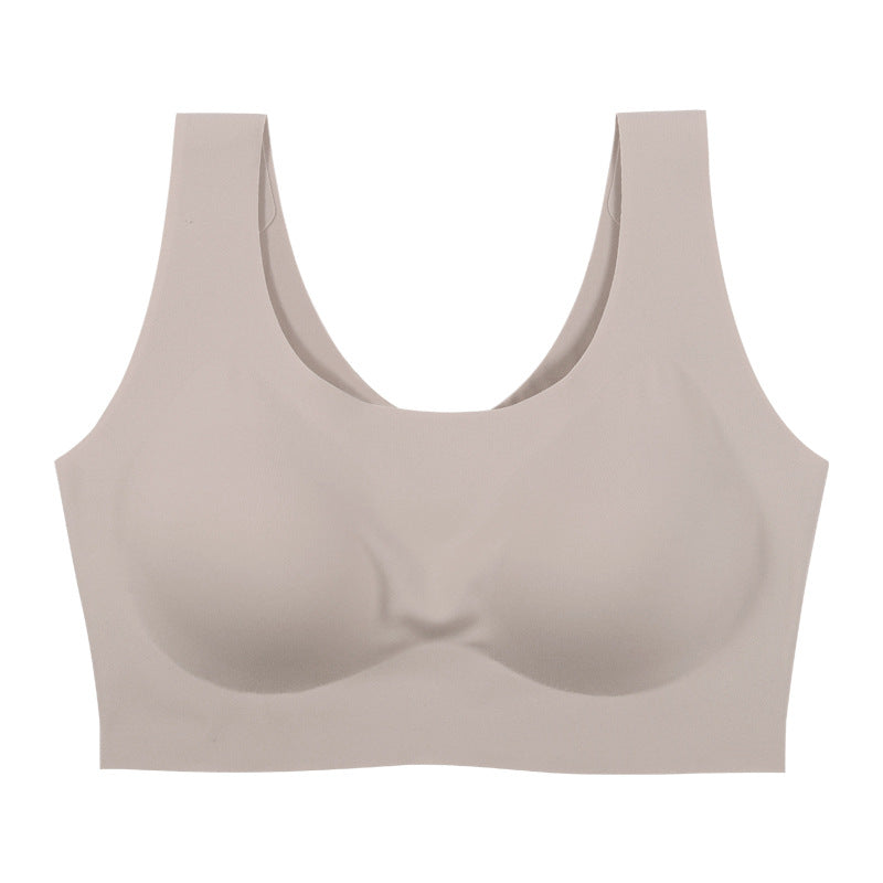Summer Thin Small-Chest Push-Up Wireless Sports Bra For Women