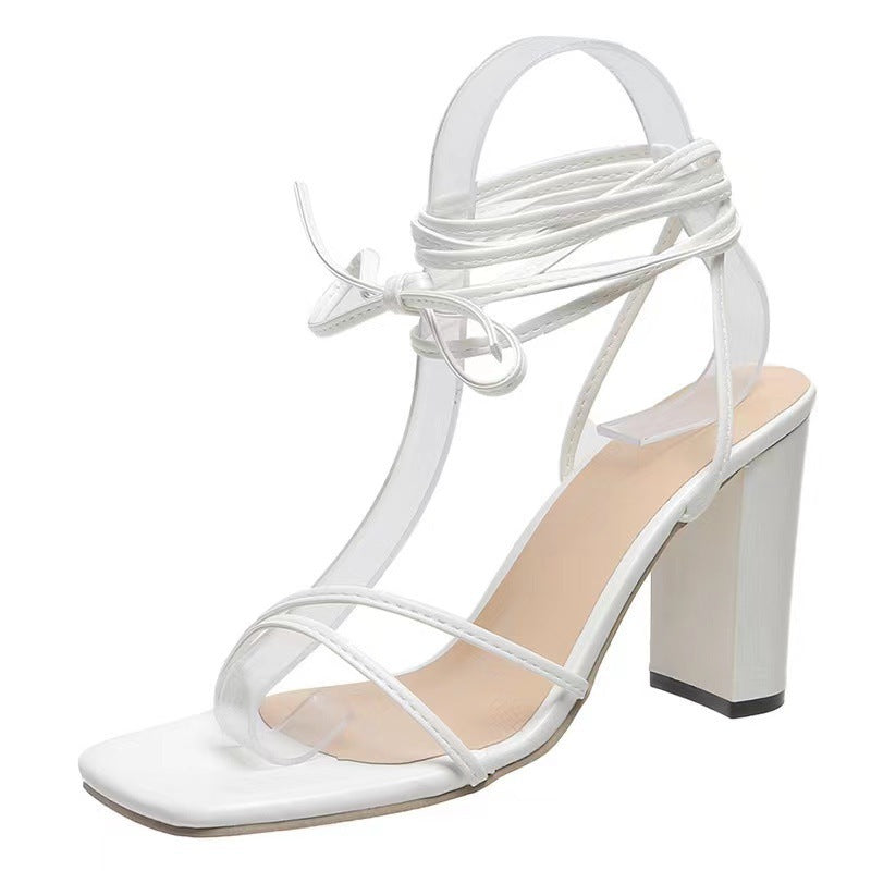 Minimalist Women's Wrap-Strap Sandals