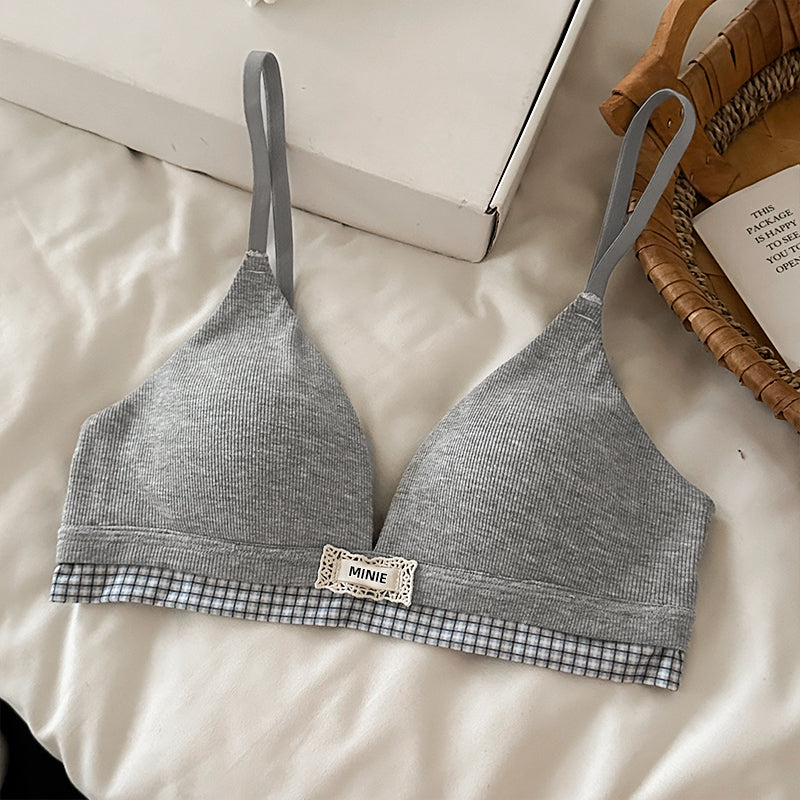 Pure Seduction Triangle Cup Polka Dot Wireless Comfort Bra