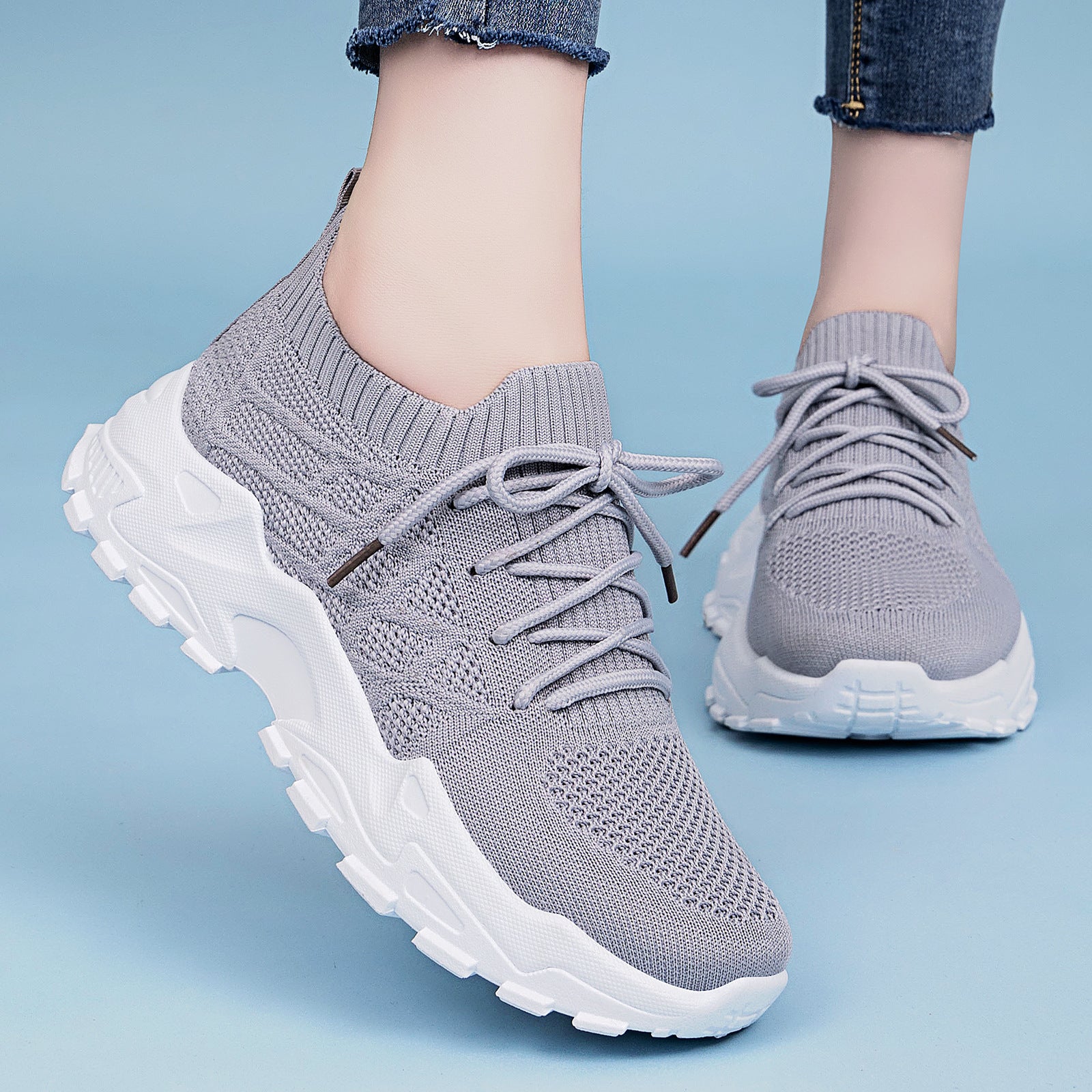 Casual Padded Sole Height Increasing Dad Shoes