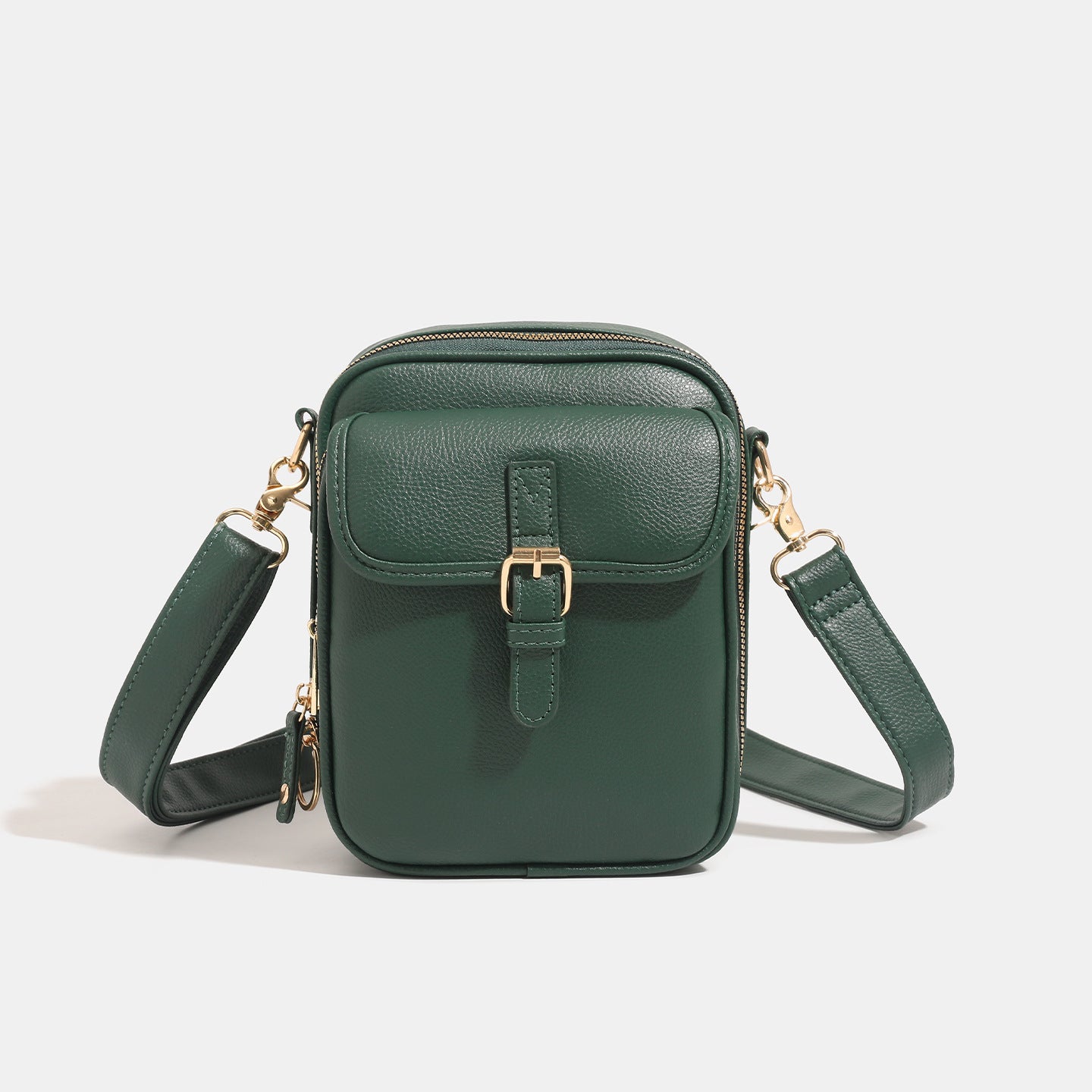New PU Unisex Shoulder Messenger Trendy Storage Bag