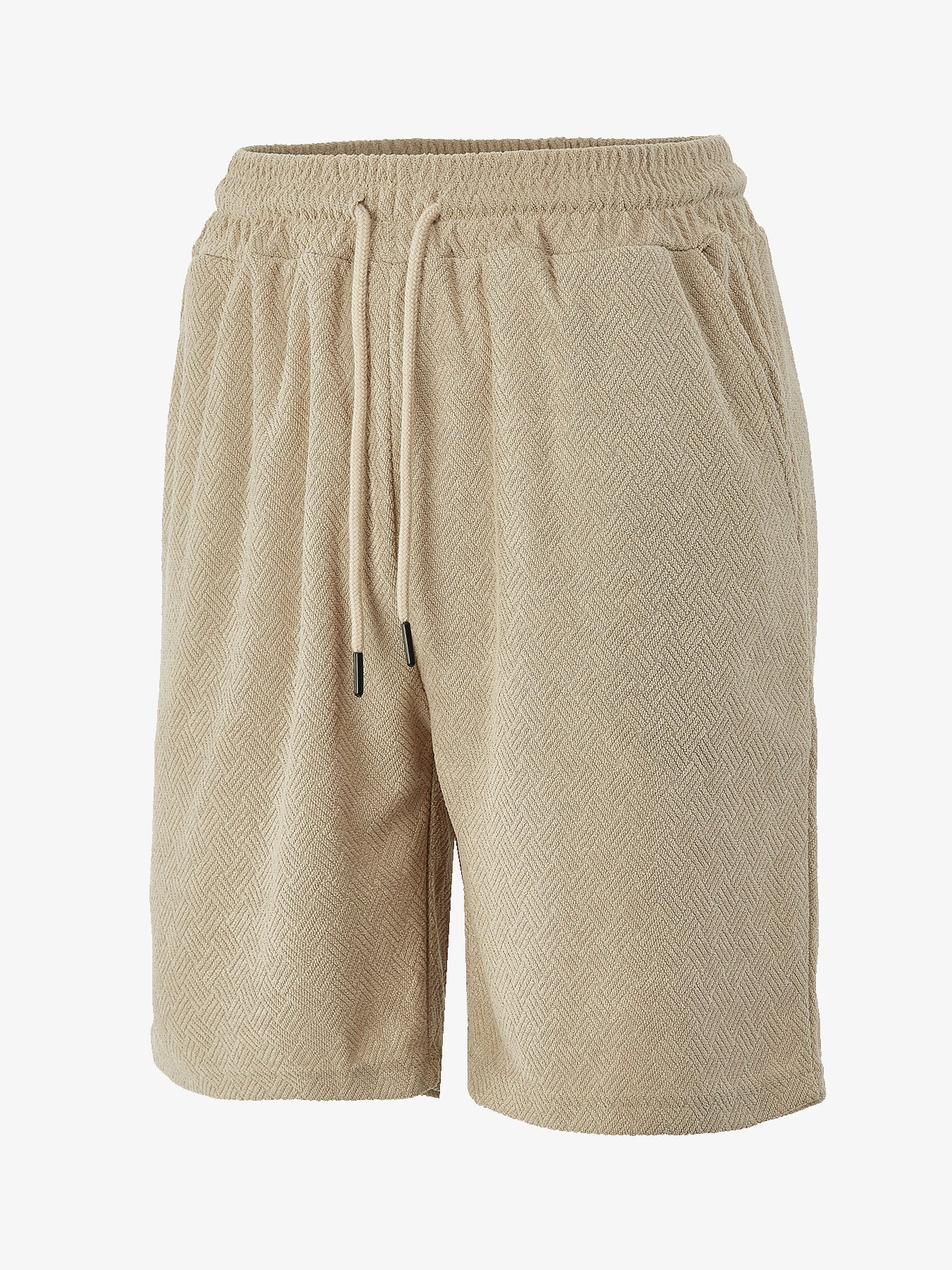 Loose Comfortable Breathable Jacquard Fabric Men's Casual Shorts
