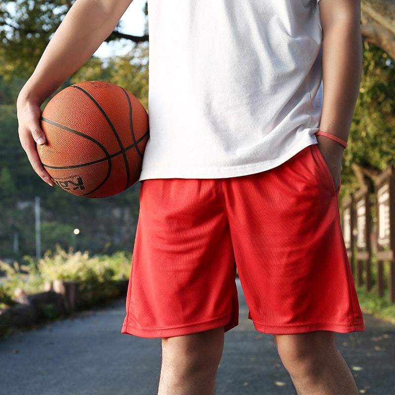 Men's Basketball Running Pants Fitness Breathable Cropped Casual Pants Yoga Shorts