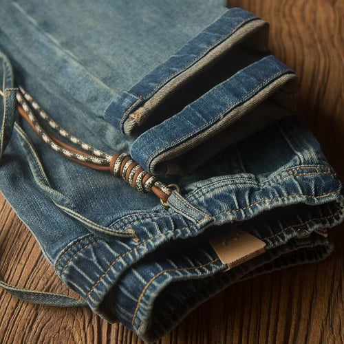 Autumn American Heavy Fashion Jeans Men