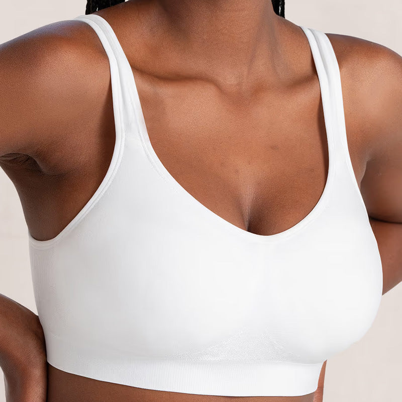 Womens Wireless Plus-size Adjustable Bra