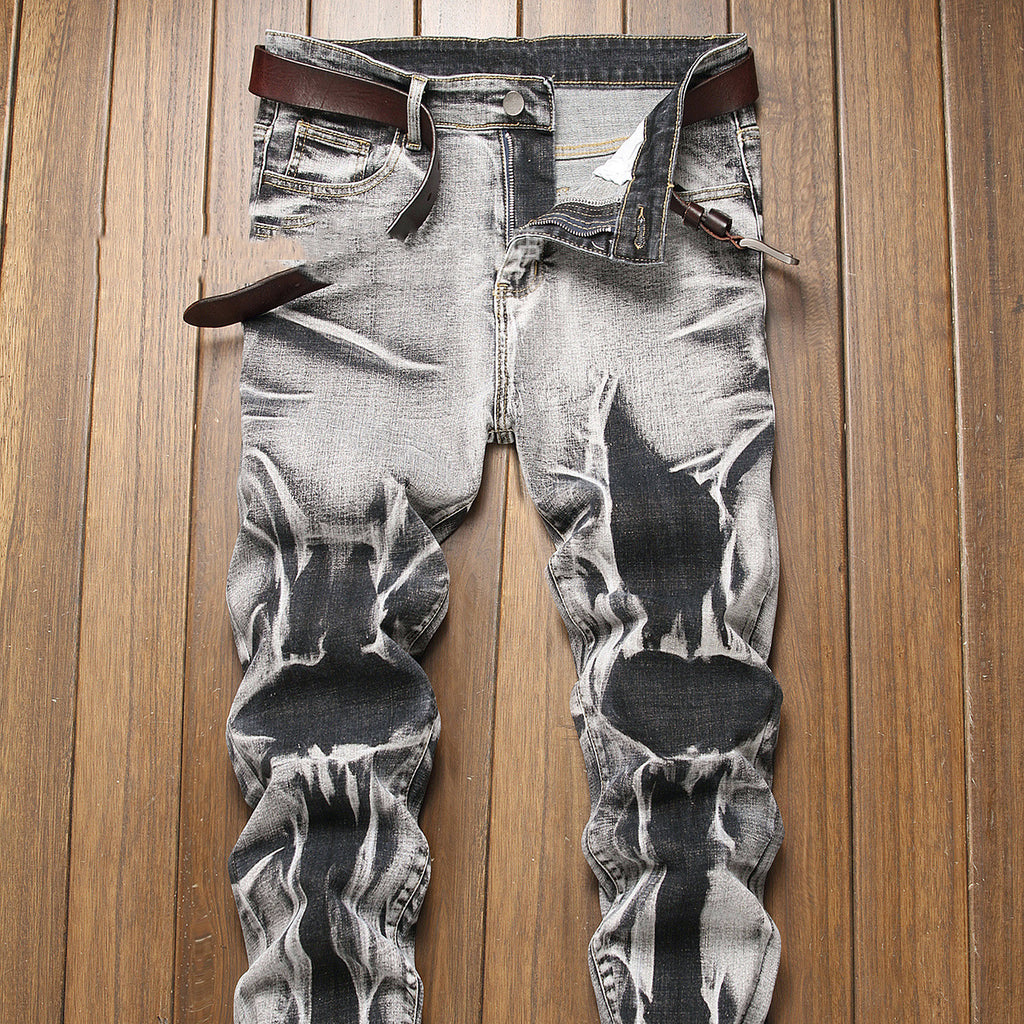 Slim Fit All-match Gray Men's Comfortable