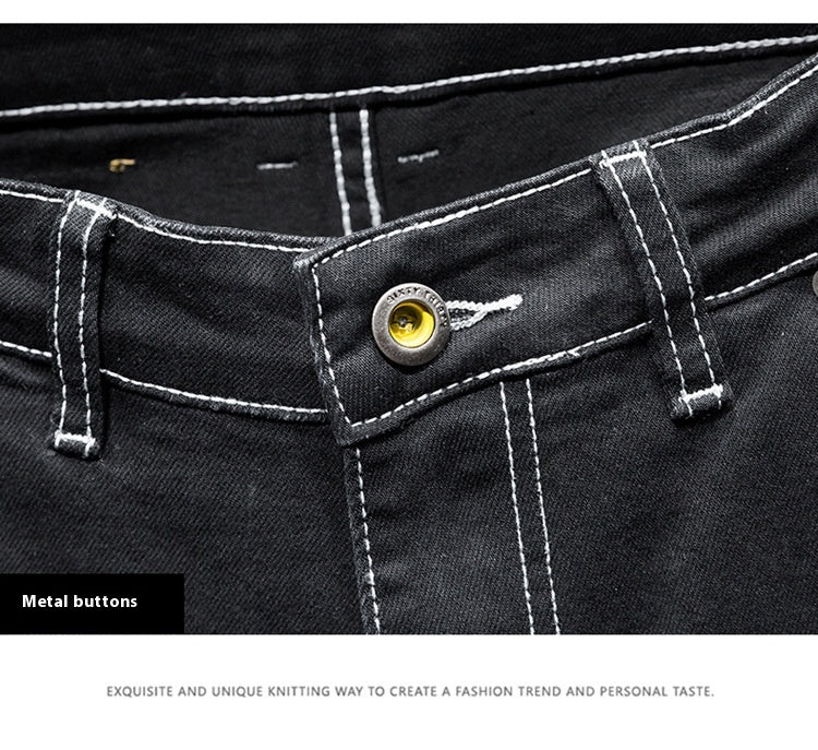 Men's Diagonal Pocket Comfortable Jeans