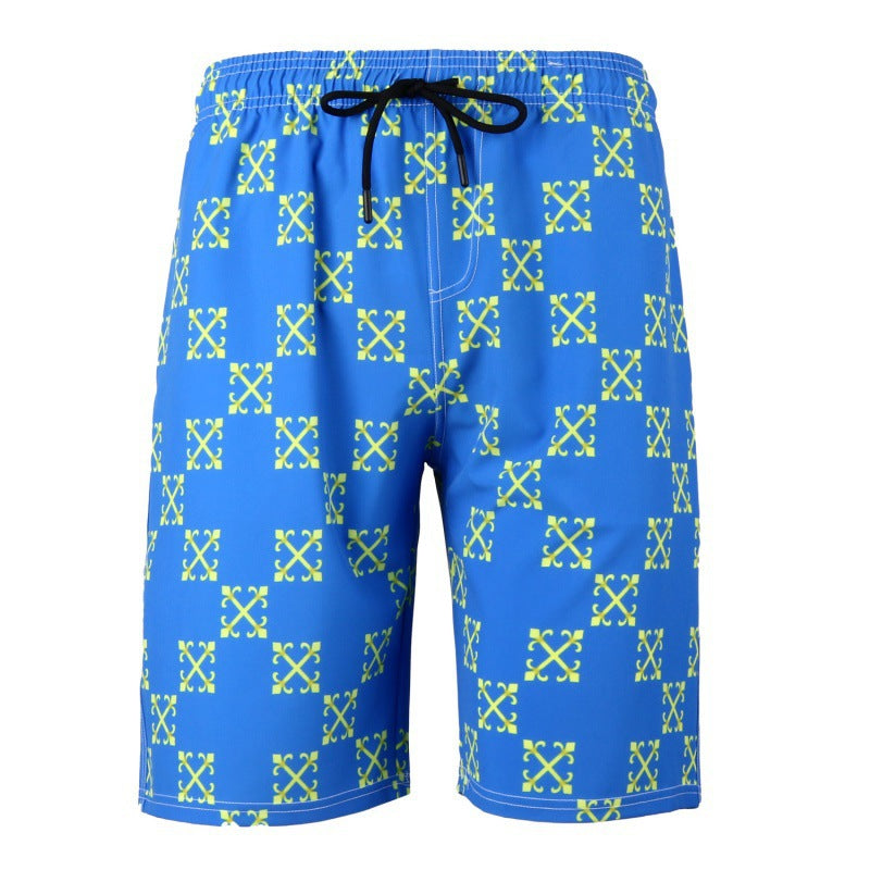 Men's Beach Printed Seaside Sports Shorts