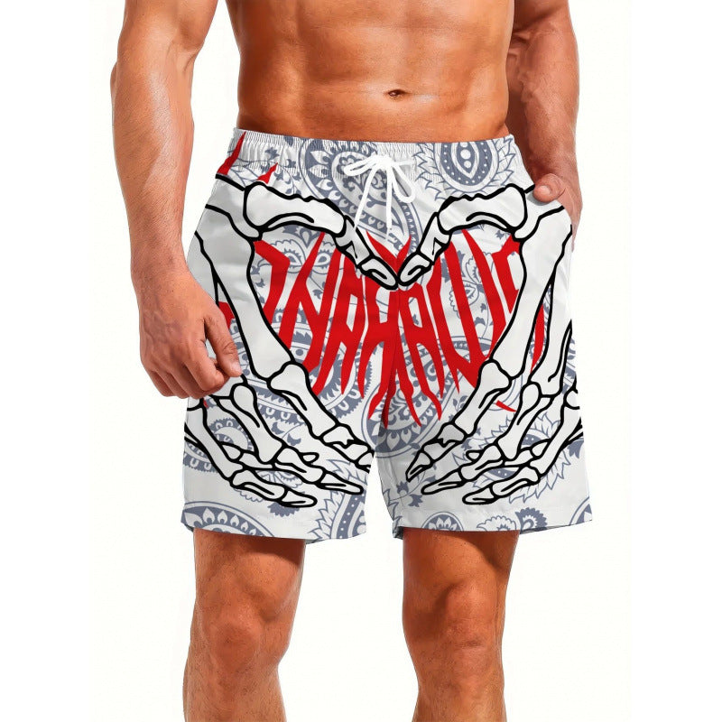 Casual 3d Printed Quick-drying Sports Shorts
