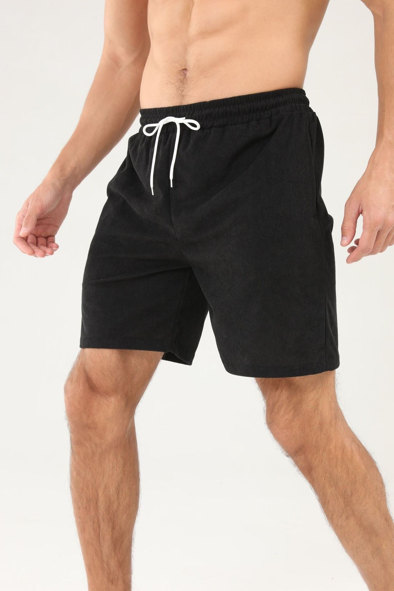 Men's Summer Pure Color Tied Sports Pants