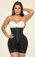 Tummy Control Shapewear For Women Strapless Fajas Colombianas Body Shaper Shorts Butt Lifter With Zipper Crotch