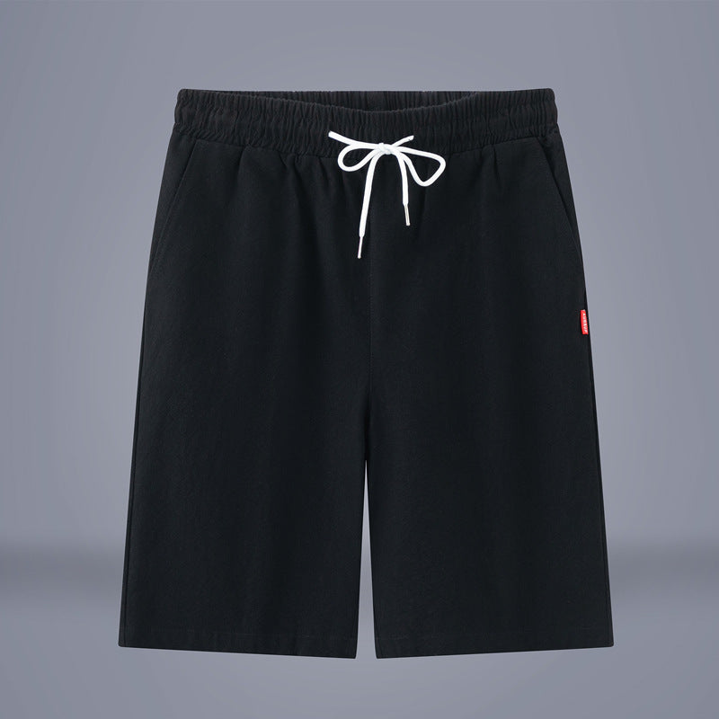 Summer Solid Color Cropped Pants Chinese Style