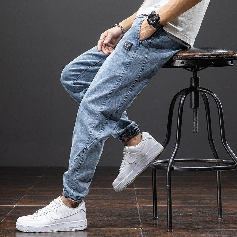 Jeans Men's Fashionable Loose Plus Size