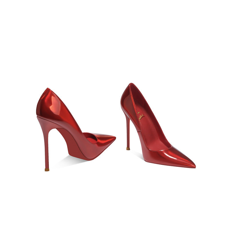 Womens Plus-Size Ultra-Thin Heel High Heels