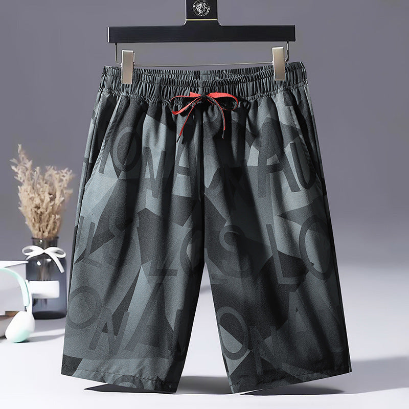 Men's Casual Printed Sports Shorts