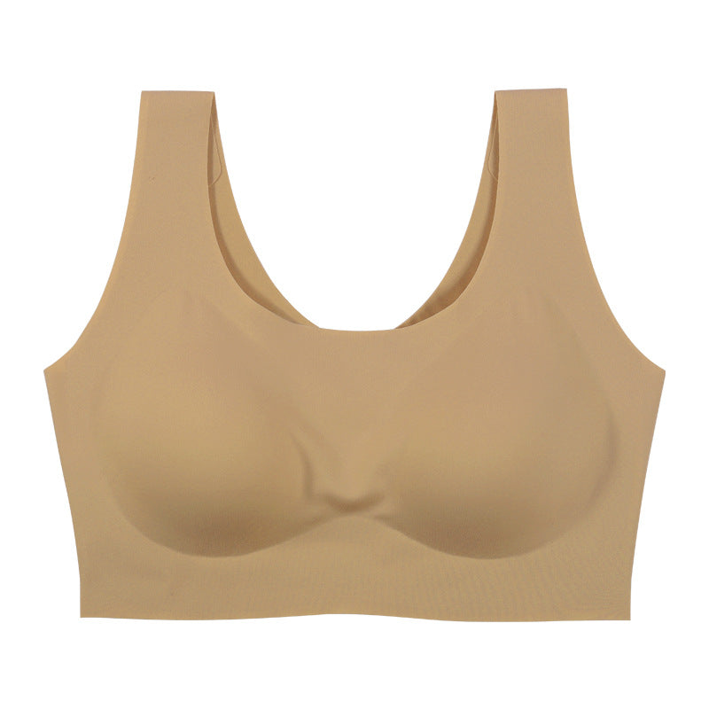 Summer Thin Small-Chest Push-Up Wireless Sports Bra For Women
