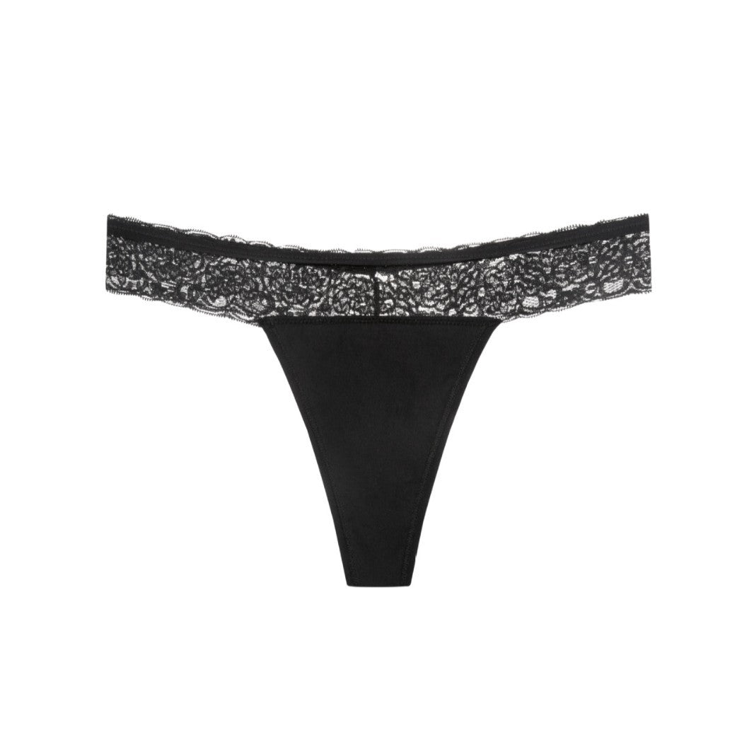 Women's Plus-Size Stretch Lace Thong