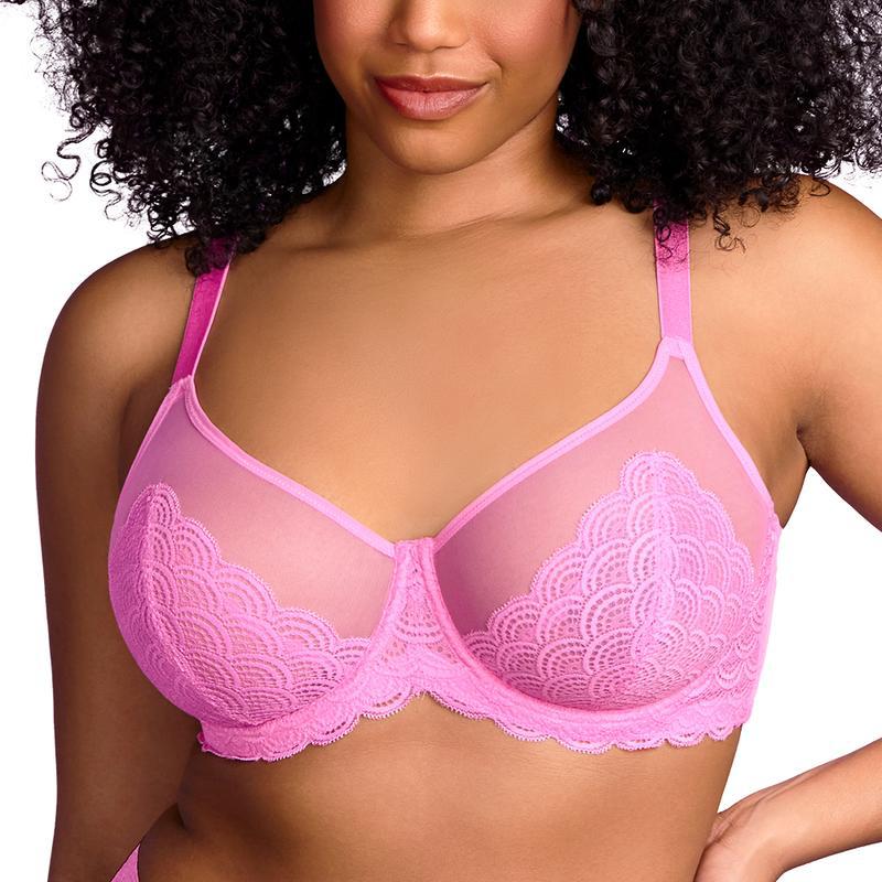 Mermaid Scale Lace Bralette For Women