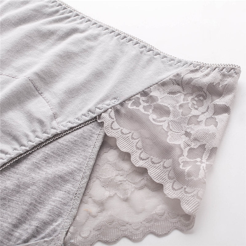 Women's Plus-Size Leak-Proof Lace-Trimmed Period Underwear