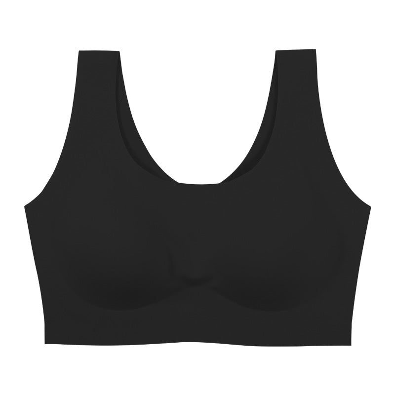 Summer Thin Small-Chest Push-Up Wireless Sports Bra For Women