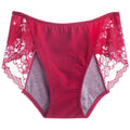Women's Plus-Size Leak-Proof Lace-Trimmed Period Underwear