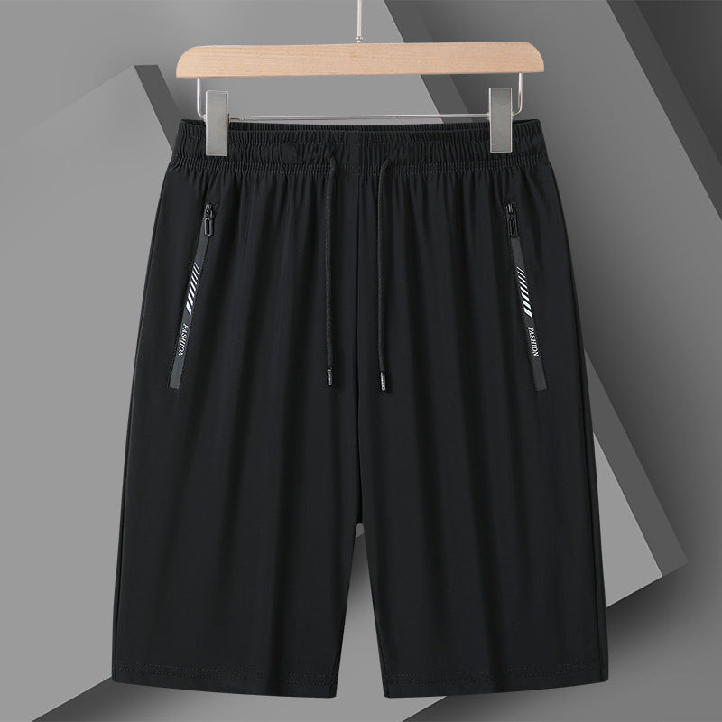 Fashion Ice Silk Men's Loose All-matching Pants
