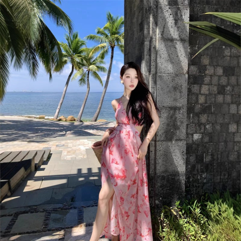 Tea-party French-style Chic Exquisite Stunning Long Dress High-end