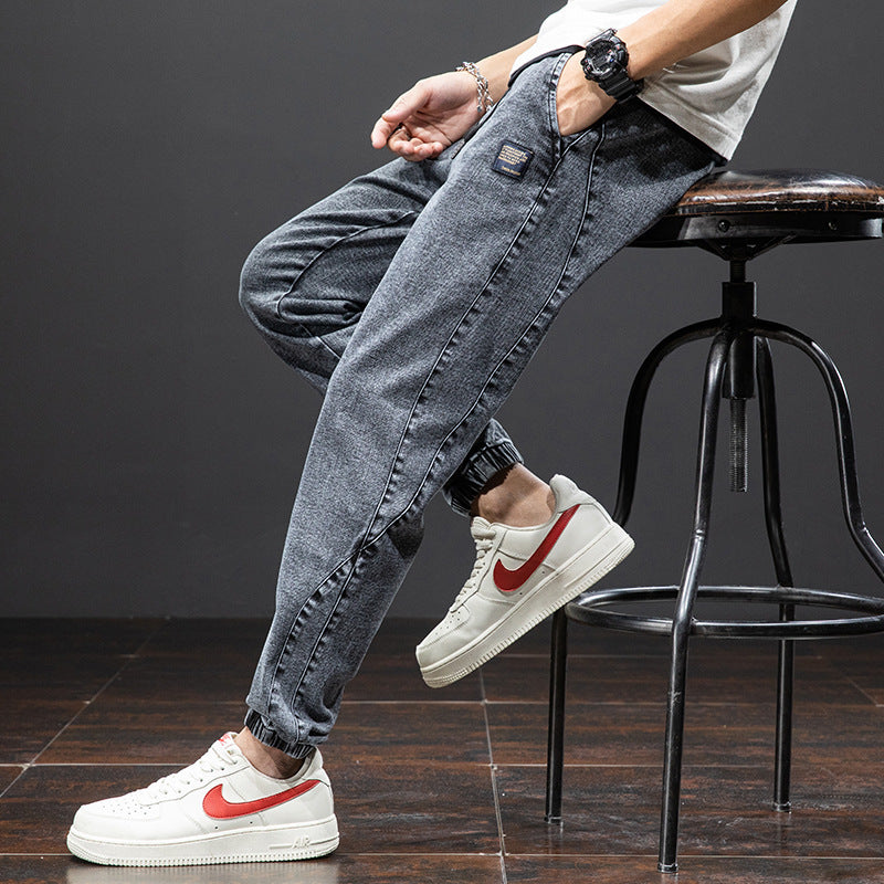 Jeans Men's Fashionable Loose Plus Size