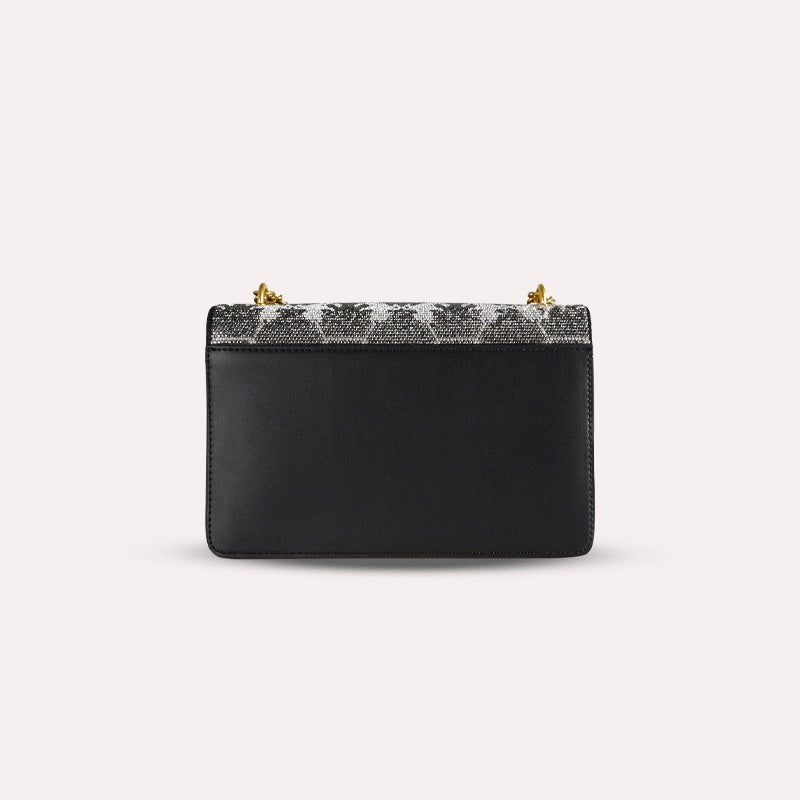 Rhinestone Crossbody Chain Bag