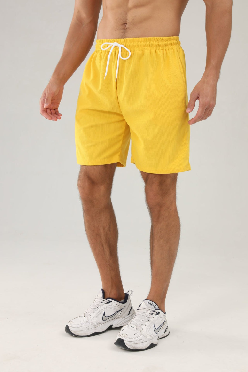 Men's Summer Pure Color Tied Sports Pants