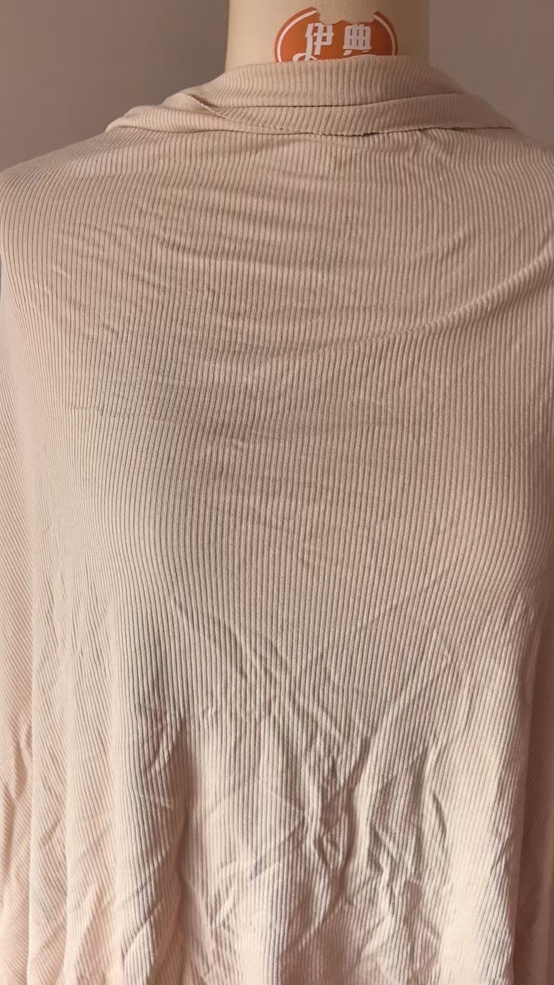 European And American-style Chic T-shirt In Solid Color With A Boat Neck And Flared Sleeves