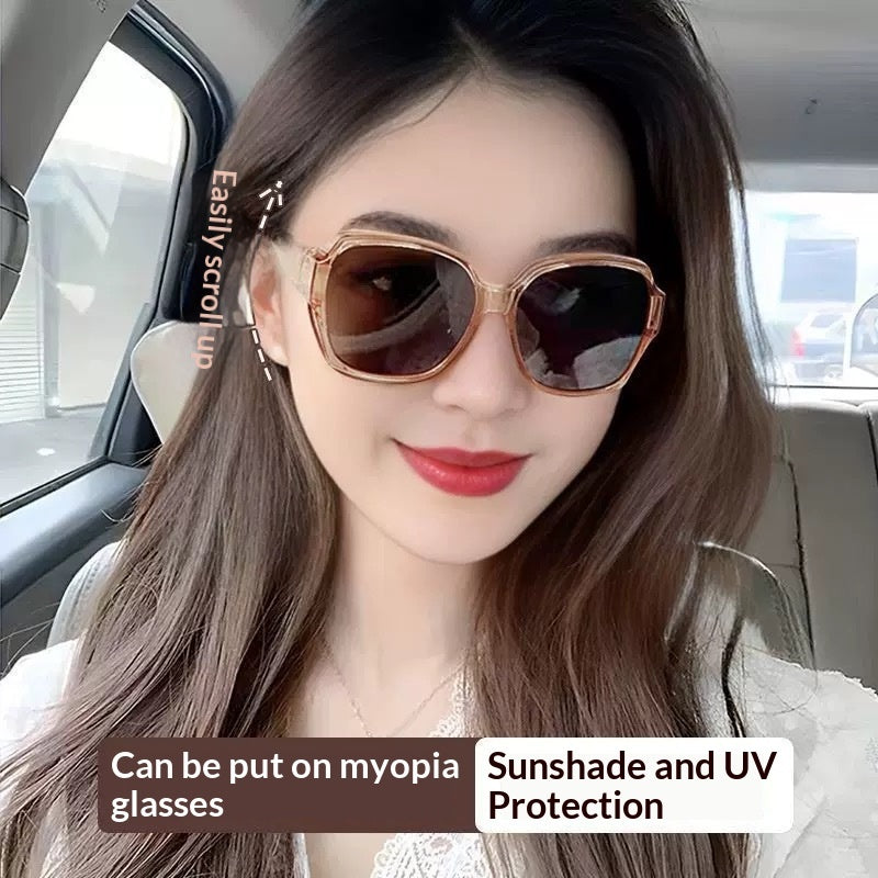 New Polarized Myopia Over-Glasses Sunglasses For Women