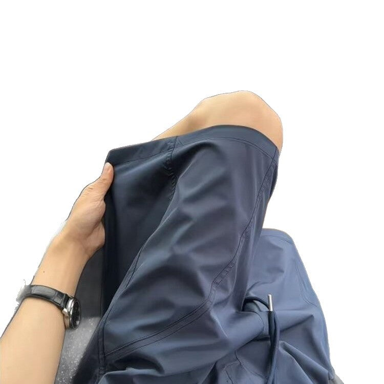 Quick-drying Slant Sports Shorts Men's Summer Wear American Style