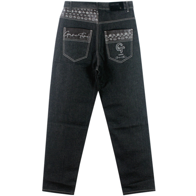 European And American Style Trendy Long Pants Loose Casual