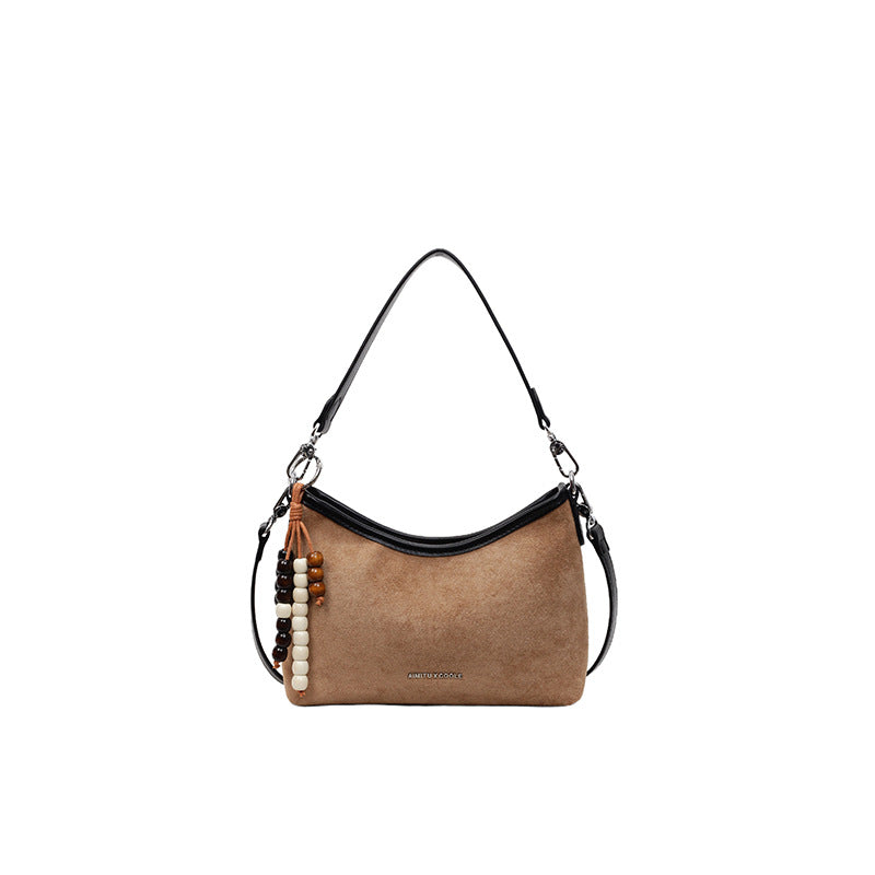 Korean-style Solid-Color Minimalist Versatile ShoulderCrossbody Bag For Women