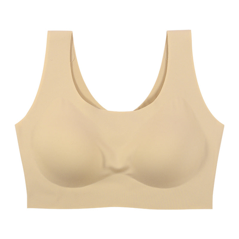 Summer Thin Small-Chest Push-Up Wireless Sports Bra For Women