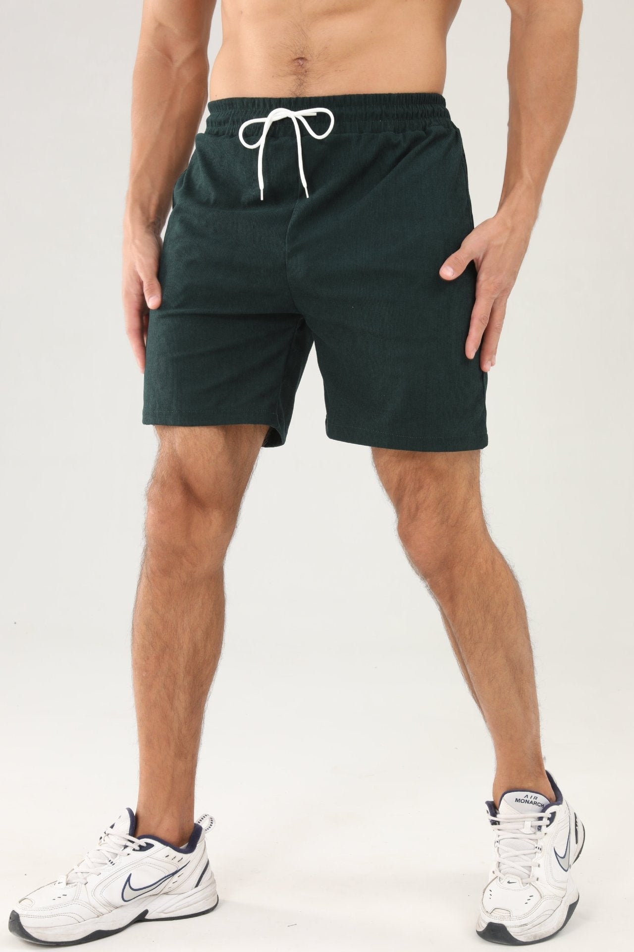 Men's Summer Pure Color Tied Sports Pants