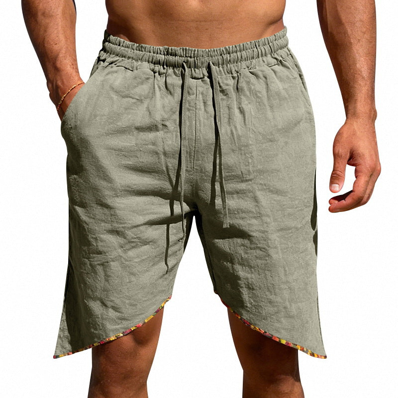 Men's Linen Loose Beach Casual Shorts
