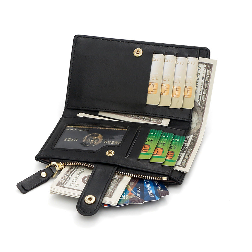 Womens Stylish Casual High-Capacity Minimalist Coin Purse
