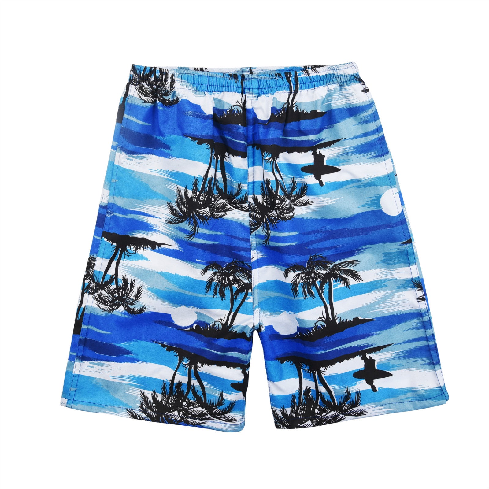 Fashion Men's Casual Printed Five-point Swimming Trunks