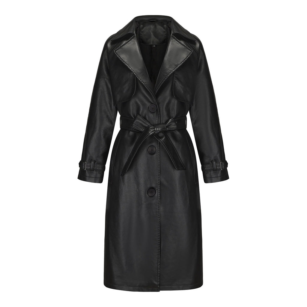 SpringAutumn Womens Trench Coat Long Loose Jacket