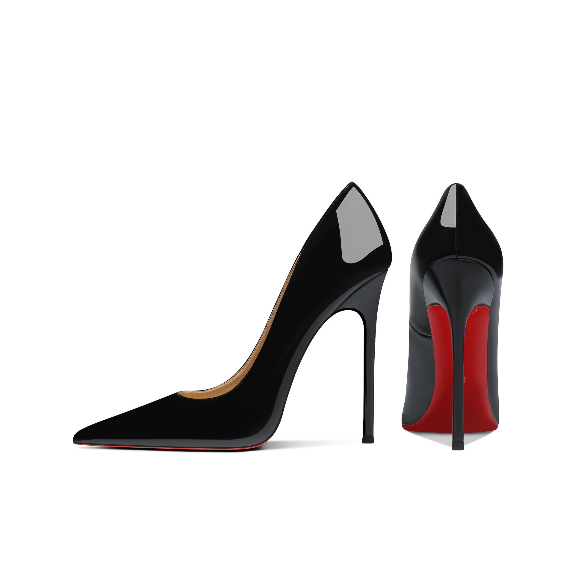 Womens Plus-Size Ultra-Thin Heel High Heels