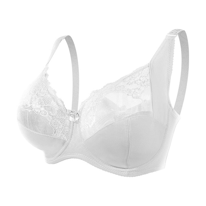 European And American Plus-size Sexy G-Cup Lace Thin Underwired Bra For Controlling Spillage Women