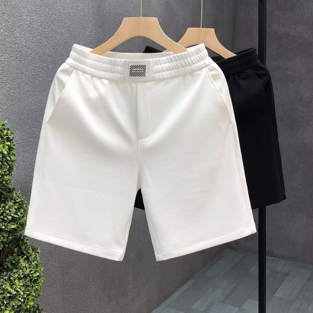 Beach Shorts Men's Summer Fashion Large Trunks Elastic Waist